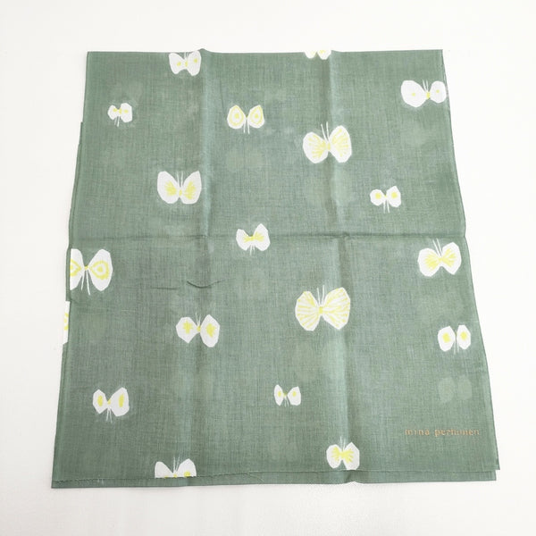 mina perhonen 新品 hana hana コットン てぬぐい その他小物 グリーン レディース ミナペルホネン【中古】5-1108G◎