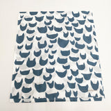 mina perhonen 新品 anone-anone コットン てぬぐい その他小物 ホワイト ブルー レディース ミナペルホネン【中古】5-1108G◎