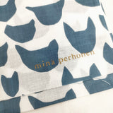 mina perhonen 新品 anone-anone コットン てぬぐい その他小物 ホワイト ブルー レディース ミナペルホネン【中古】5-1108G◎