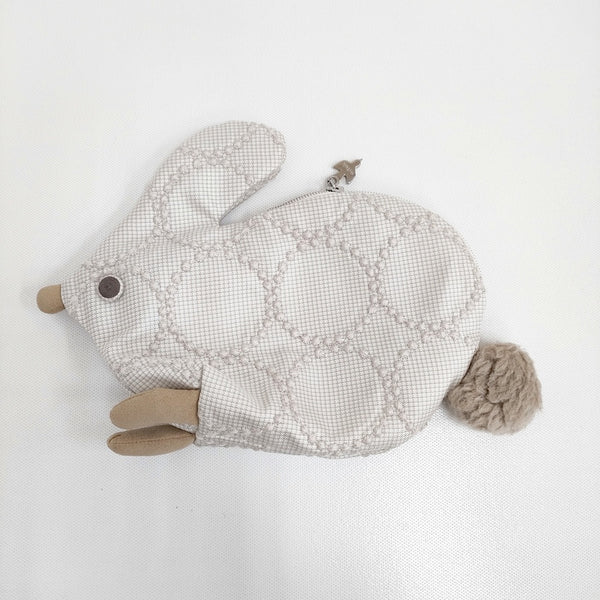 mina perhonen tambourine usa pouch 定価16500円 pi0666 ポーチ 24AW ベージュ レディース ミナペルホネン【中古】5-0908G♪