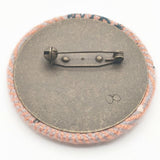mina perhonen サンキューベリーバッジ mori no hoshi 刺繍 ブローチ オレンジ レディース ミナペルホネン【中古】5-1012G∞