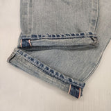 mina perhonen dn4115 always ジーンズ サイズ36 コットンリネン デニムパンツ ライトブルー レディース ミナペルホネン【中古】5-1218G∞