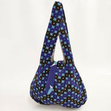 mina perhonen ua9746 usa bag ウサバッグ forest ring ショルダーバッグ ブルー ブラック レディース ミナペルホネン【中古】5-1122G∞