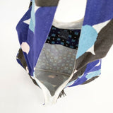 mina perhonen ua9746 usa bag ウサバッグ forest ring ショルダーバッグ ブルー ブラック レディース ミナペルホネン【中古】5-1122G∞