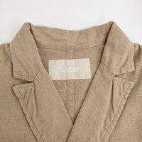 nest Robe ノースリーブトレンチベスト UpcycleLino リネンコットン ベスト 23SS ベージュ レディース ネストローブ【中古】5-0908S♪