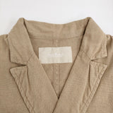 nest Robe ノースリーブトレンチベスト UpcycleLino リネンコットン ベスト 23SS ベージュ レディース ネストローブ【中古】5-0908S♪