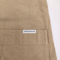 nest Robe ノースリーブトレンチベスト UpcycleLino リネンコットン ベスト 23SS ベージュ レディース ネストローブ【中古】5-0908S♪