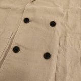 nest Robe ノースリーブトレンチベスト UpcycleLino リネンコットン ベスト 23SS ベージュ レディース ネストローブ【中古】5-0908S♪