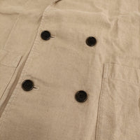 nest Robe ノースリーブトレンチベスト UpcycleLino リネンコットン ベスト 23SS ベージュ レディース ネストローブ【中古】5-0908S♪
