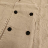 nest Robe ノースリーブトレンチベスト UpcycleLino リネンコットン ベスト 23SS ベージュ レディース ネストローブ【中古】5-0908S♪