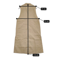 nest Robe ノースリーブトレンチベスト UpcycleLino リネンコットン ベスト 23SS ベージュ レディース ネストローブ【中古】5-0908S♪