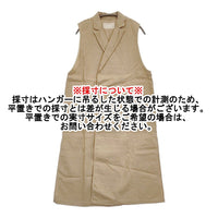 nest Robe ノースリーブトレンチベスト UpcycleLino リネンコットン ベスト 23SS ベージュ レディース ネストローブ【中古】5-0908S♪
