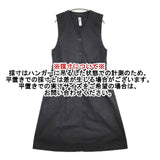 MHL. 595-0156501 FINE COMPACT COTTON POPLIN 定価26000円 ノースリーブ ワンピース 20SS ブラック レディース エムエイチエル【中古】5-1218M∞