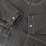 GYMPHLEX J-1420SOL フーディジャケット ポリエステル ジャケット 20SS チャコールグレー レディース ジムフレックス【中古】5-1218M∞