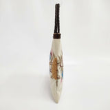 J&M Davidson 刺繡 トートバッグ アイボリー レディース ジェイアンドエムデヴィッドソン【中古】5-1122G∞