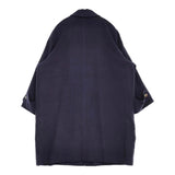 HERMES ヴィンテージ カシミヤ オーバーサイズ サイズ40 コート ネイビー レディース エルメス【中古】5-0908A♪