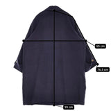 HERMES ヴィンテージ カシミヤ オーバーサイズ サイズ40 コート ネイビー レディース エルメス【中古】5-0908A♪