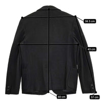 tricot COMME des GARCONS 90年代 ウール TJ-070100 テーラードジャケット AD1998 ブラック レディース トリココムデギャルソン【中古】5-1014T♪