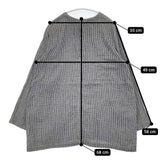 45R/45rpm ふわふわ二重織deTシャツ（インディゴ） ガーゼ 定価29700円 ブラウス シャツ ブルー グレー レディース フォーティーファイブアールピーエム【中古】6-0228M∞