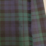 O'NEIL OF DUBLIN プリーツ ラップ キルト ブラックウォッチ ウール スカート グリーン ネイビー レディース オニールオブダブリン【中古】5-1020T∞