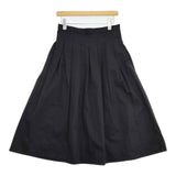 GRANDMA MAMA DAUGHTER GK001-220414 コットンタック スカート ブラック レディース グランマママドーター【中古】5-1218M∞