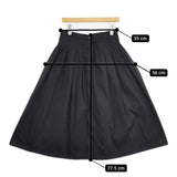 GRANDMA MAMA DAUGHTER GK001-220414 コットンタック スカート ブラック レディース グランマママドーター【中古】5-1218M∞