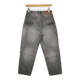 mina perhonen ra4276 always ジーンズ コットンリネン 加工 デニムパンツ グレー レディース ミナペルホネン【中古】6-0101G∞