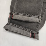 mina perhonen ra4276 always ジーンズ コットンリネン 加工 デニムパンツ グレー レディース ミナペルホネン【中古】6-0101G∞