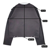 agnes b. カーディガン プレッション 裏起毛 フランス製 スナップボタン カーディガン グレー レディース アニエスベー【中古】5-1020T∞