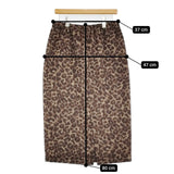 JOURNAL STANDARD LUXE レオパードJQタイトイージースカート 定23100円 24AW ブラウン レディース ジャーナルスタンダードラックス【中古】5-0908T♪