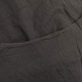 DRIES VAN NOTEN ベルギー産 コットン ギャザー サイズ38 五分袖 ブラウス シャツ ブラック レディース ドリスヴァンノッテン【中古】6-0410S△