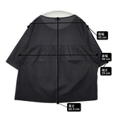 DRIES VAN NOTEN ベルギー産 コットン ギャザー サイズ38 五分袖 ブラウス シャツ ブラック レディース ドリスヴァンノッテン【中古】6-0410S△