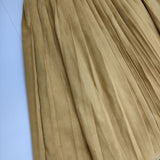 TOMORROWLAND フェイクスエード プリーツスカート 定価15840円 ロングスカート マスタード レディース トゥモローランド【中古】5-1020T∞