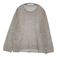 Spick and Span リネンコットンルーズプルオーバー 定価16500円 ニット 25SS グレー レディース スピックアンドスパン【中古】5-0908M♪