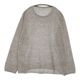 Spick and Span リネンコットンルーズプルオーバー 定価16500円 ニット 25SS グレー レディース スピックアンドスパン【中古】5-0908M♪