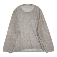 Spick and Span リネンコットンルーズプルオーバー 定価16500円 ニット 25SS グレー レディース スピックアンドスパン【中古】5-0908M♪