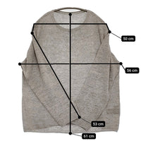 Spick and Span リネンコットンルーズプルオーバー 定価16500円 ニット 25SS グレー レディース スピックアンドスパン【中古】5-0908M♪
