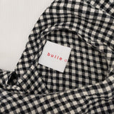 bulle de savon ギンガムチェック 0301PT013232 オールインワン コットン サロペット ホワイト ブラック レディース ビュルデサボン【中古】6-0101M∞