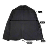 R&D.M.Co- マトラッセジャケット コットンリネン キルティング S ジャケット ブラック レディース オールドマンズテーラー【中古】6-0101M∞