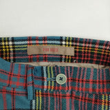 PINK HOUSE ウール チェック ロングスカート ブルー レッド レディース ピンクハウス【中古】5-1020T∞