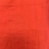 MARGARET HOWELL 578-157205 コットンシルク 半袖ドレス ワンピース レッド レディース マーガレットハウエル【中古】6-0307S∞