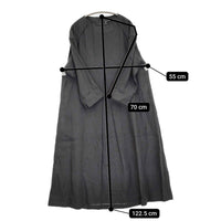 FRANCJOUR KEYCO LISA ボートネックワンピース ノワール リネン100％ ベルト付き ワンピース ブラック レディース フランジュール【中古】5-0908M♪