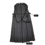 FRANCJOUR KEYCO LISA ボートネックワンピース ノワール リネン100％ ベルト付き ワンピース ブラック レディース フランジュール【中古】5-0908M♪