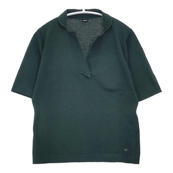 45R アイスコットンポロSHIRT グリーン サイズ2 45rpm 45R/45rpm アイスコットンポロSHIRT 定価24200円 サイズ2 ポロシャツ