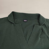 45R/45rpm アイスコットンポロSHIRT 定価24200円 サイズ2 ポロシャツ ダークグリーン レディース フォーティーファイブアールピーエム【中古】6-0410S△