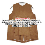 KEYCO 遠州織物 ノースリーブトップス 11816 サイズ38 リネン ブラウス シャツ ブラウン レディース キーコ【中古】5-0908S♪