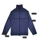 45R/45rpm アルルニットの908タートルネックTシャツ 定価25300円 セーター ニット ネイビー レディース フォーティーファイブアールピーエム【中古】5-1020T∞