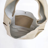 REN 未使用 ワンショルダー メタリック ピッグスキン 豚革 ショルダーバッグ ゴールド レディース レン【中古】6-0101G∞