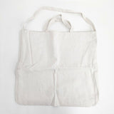 ateliers PENELOPE Rough Bag ラフバッグ ヘリンボーン 2way トートバッグ ショルダーバッグ キナリ オフホワイト レディース アトリエぺネロープ【中古】6-0101G∞