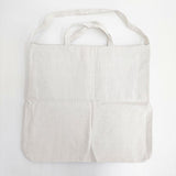 ateliers PENELOPE Rough Bag ラフバッグ ヘリンボーン 2way トートバッグ ショルダーバッグ キナリ オフホワイト レディース アトリエぺネロープ【中古】6-0101G∞